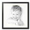 ArtToFrames 24x24" Matted Picture Frame with 20x20" Single Mat Photo Opening Framed in 1.25" Black and 2" Mat (FWM-3926-24x24)